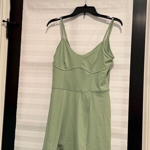 Joy Lab Green Spaghetti Strap Workout Dress